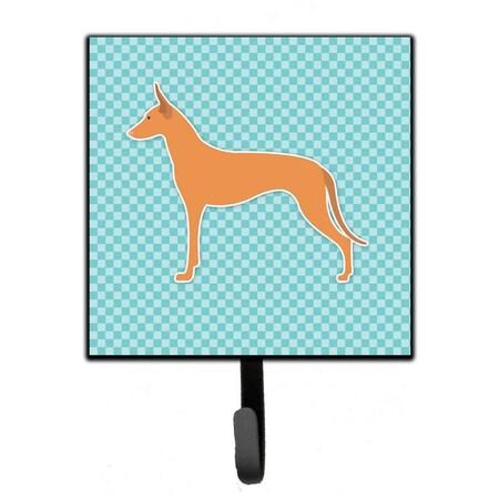 Carolines Treasures Pharaoh Hound Checkerboard Blue Leash or Key Holder BB3688SH4